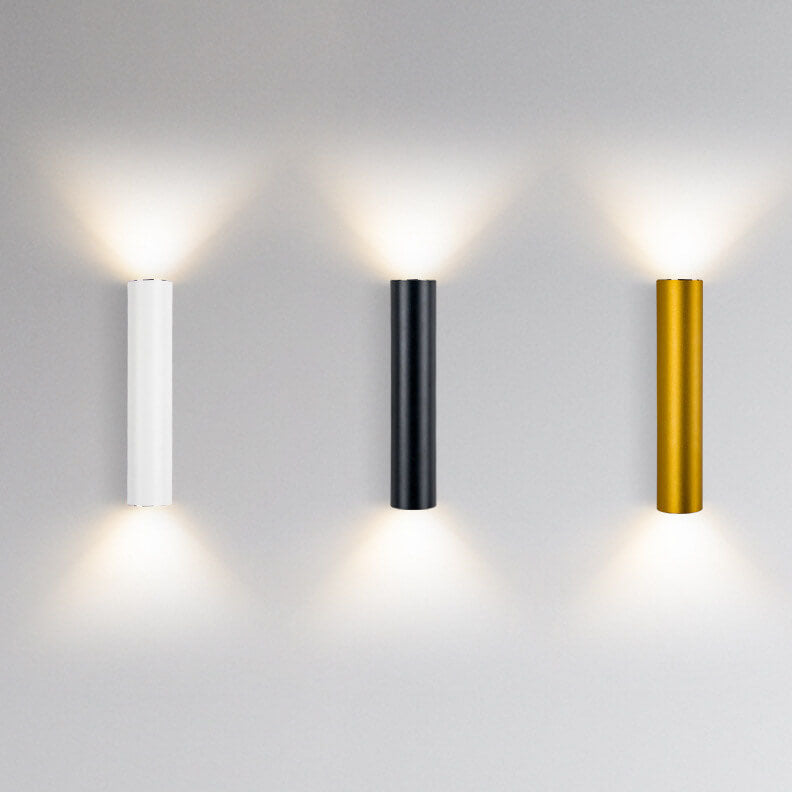 Slim Cylinder LED Wall Sconce – Double-Sided Modern Wall Light