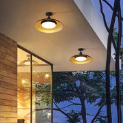 Industrial LED Outdoor Ceiling Light – Weatherproof Porch and Patio Fixture