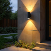 Cylindric LED Outdoor Wall Light – Waterproof Single Beam Exterior Fixture