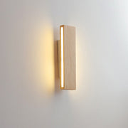 Natural Wood LED Wall Sconce – Minimalist Linear Accent Light