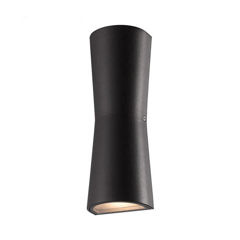 Vortex Cylinder Wall Sconce – Outdoor Wall Sconces Modern LED Up Down Light Fixture Patio