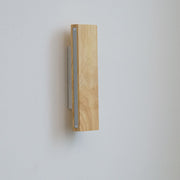 Natural Wood LED Wall Sconce – Minimalist Linear Accent Light