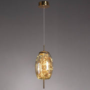 Aurora Cluster Glass Pendant Light – LED Modern Hanging Ceiling Fixture for Living Room