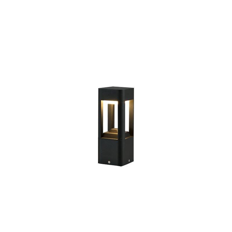 Modern Frame LED Bollard Lights for Pathways – Waterproof Outdoor Garden Fixtures