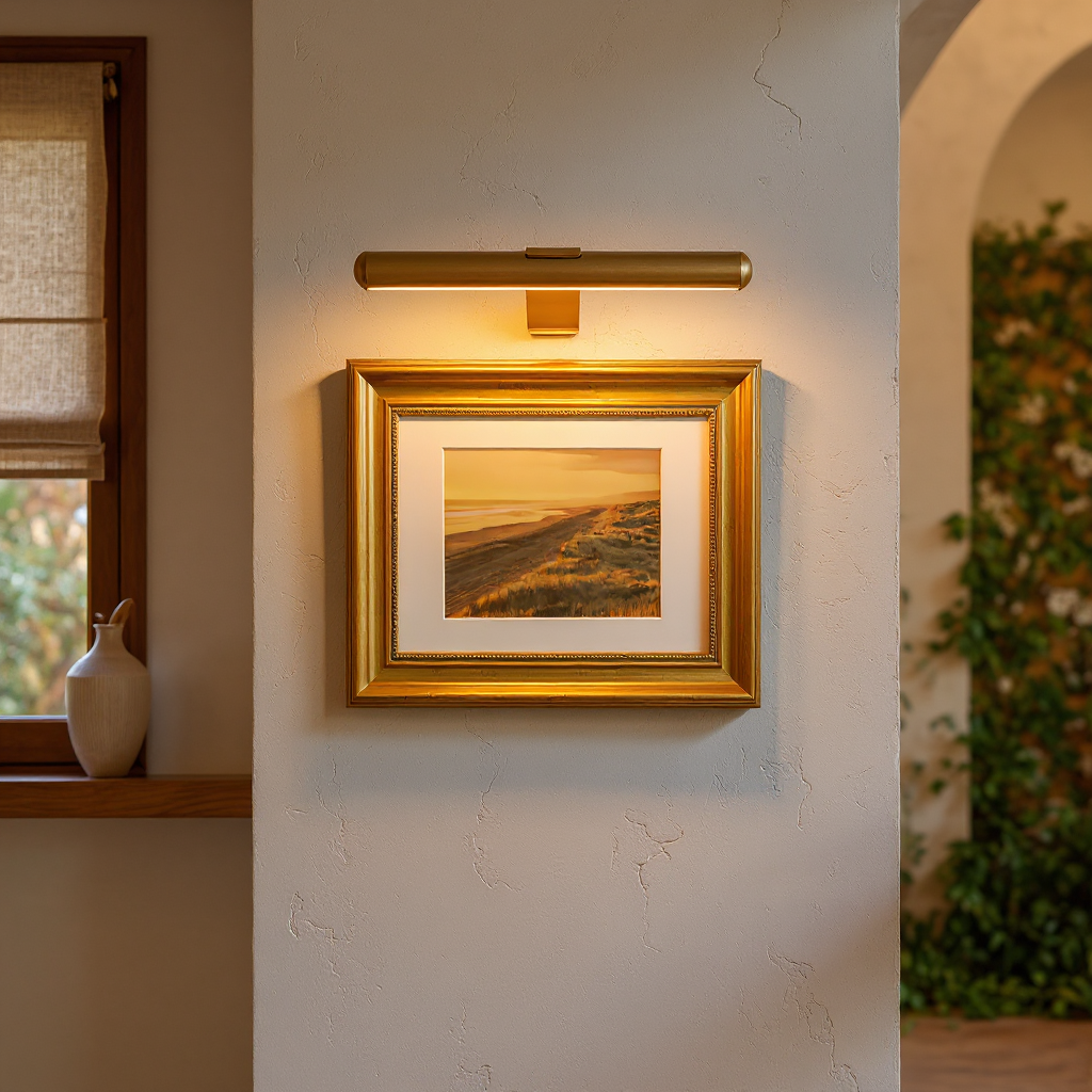 Galerie Cordless Picture Light – Rechargeable LED Wall Art Lighting Fixture