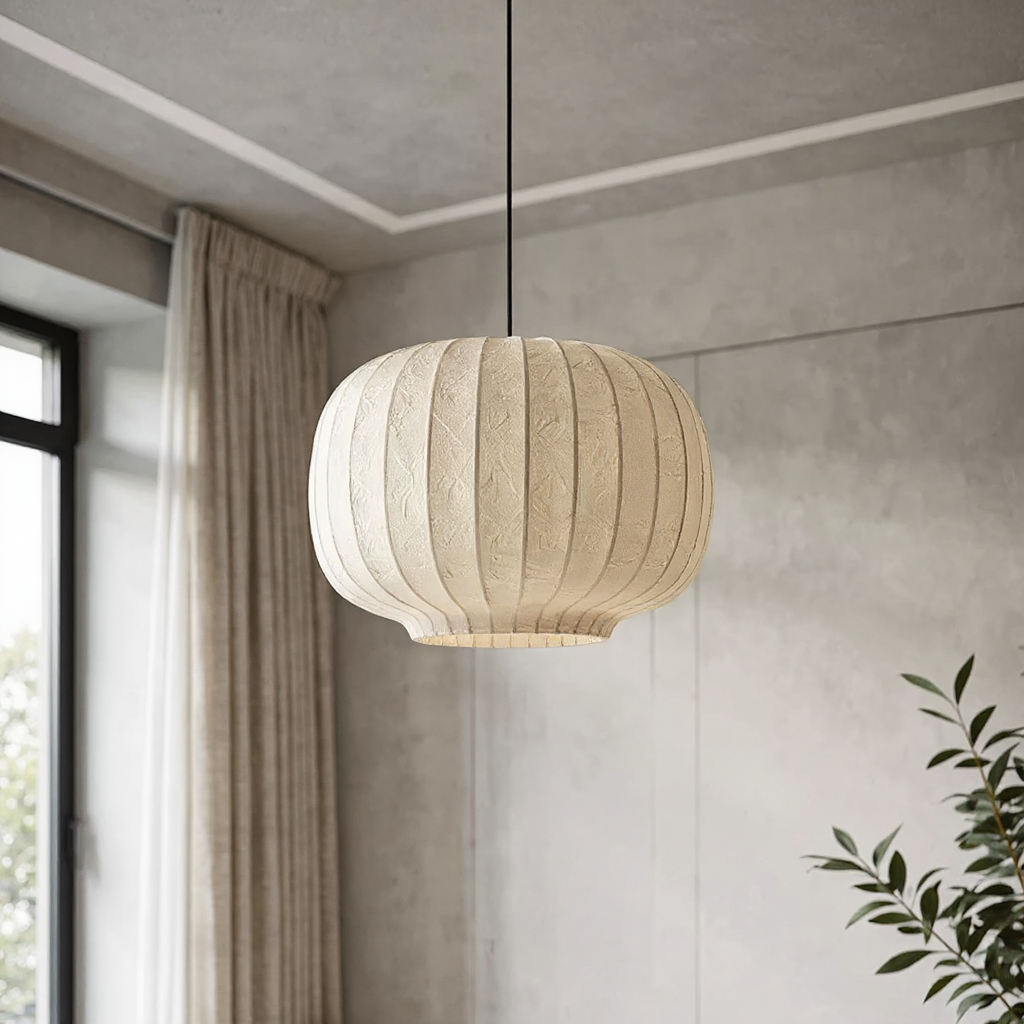 Tatami Stair Pendant Light – Fabric Stair Pendant Ceiling Lighting Fixture