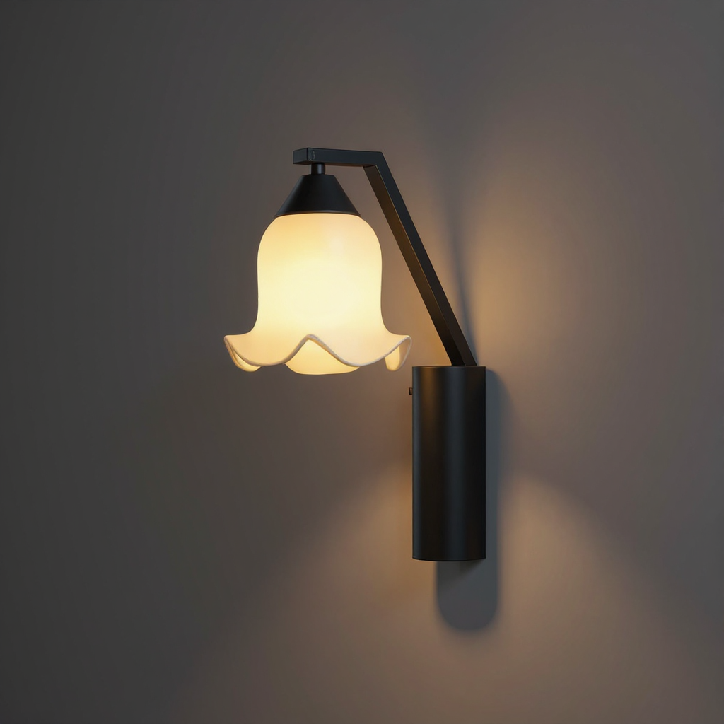 Bellflower Arm Wall Lamp – LED Outdoor Decorative Bracket Wall Lighting Fixture