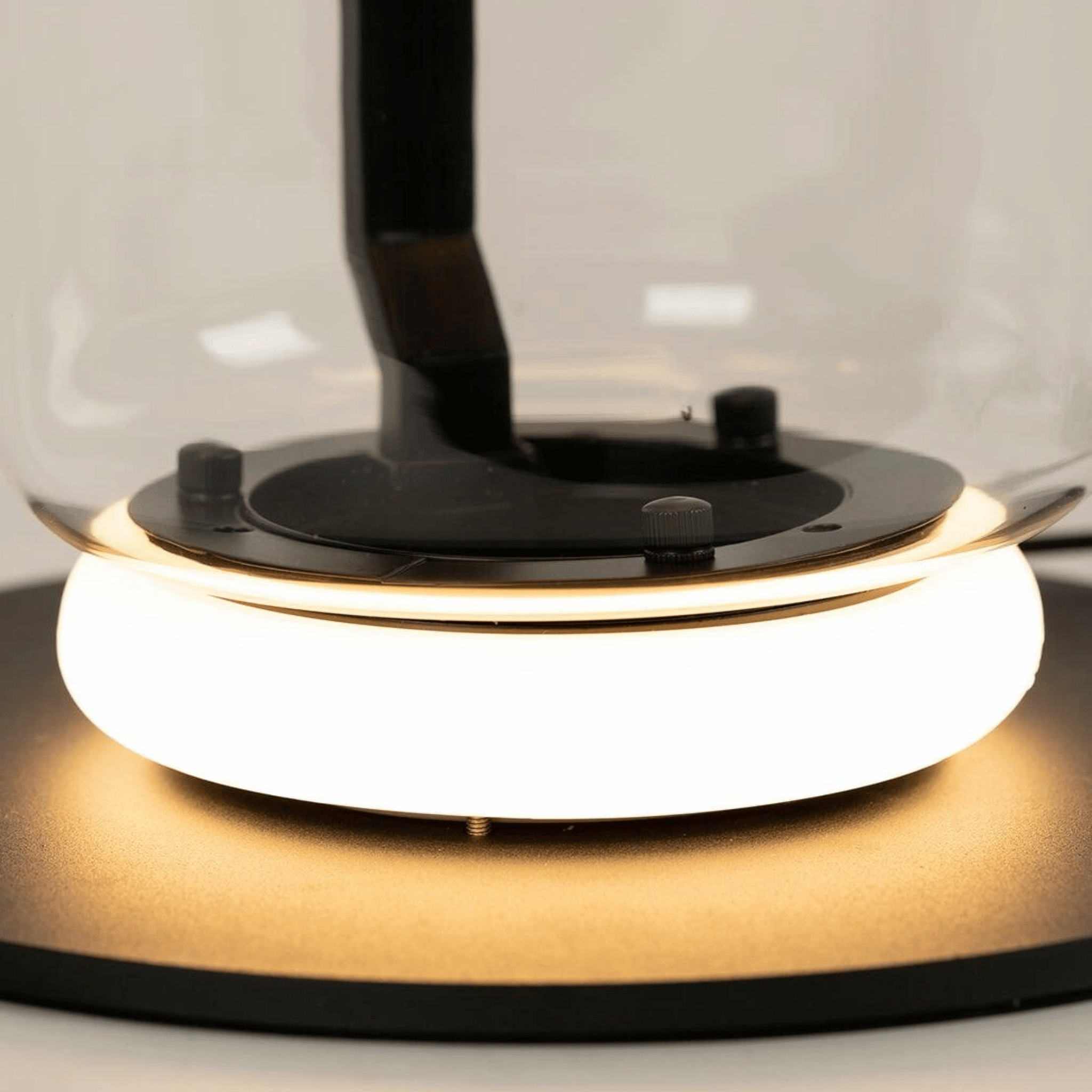 Triluxe Glass Pendant Light – Modern Cylinder Pendant Lighting Fixture Kitchen Island Dining Room