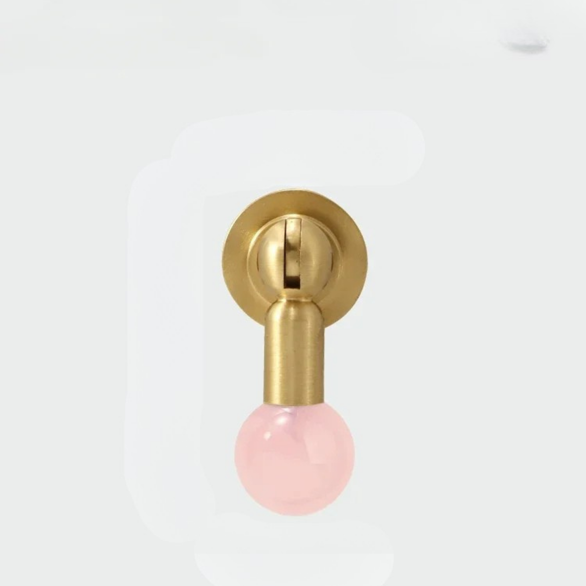 Meridio Sphere Cabinet Knob – Brass Wood Ball Hardware Drawer Pull Kitchen Bathroom Furniture Handles