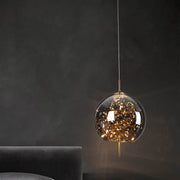 Aurora Cluster Glass Pendant Light – LED Modern Hanging Ceiling Fixture for Living Room