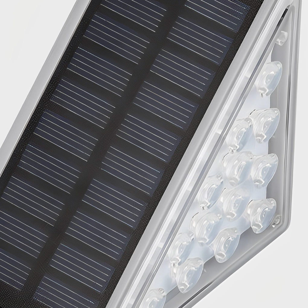 TriEdge Solar Step Lights – Waterproof LED Outdoor Stair and Wall Fixtures