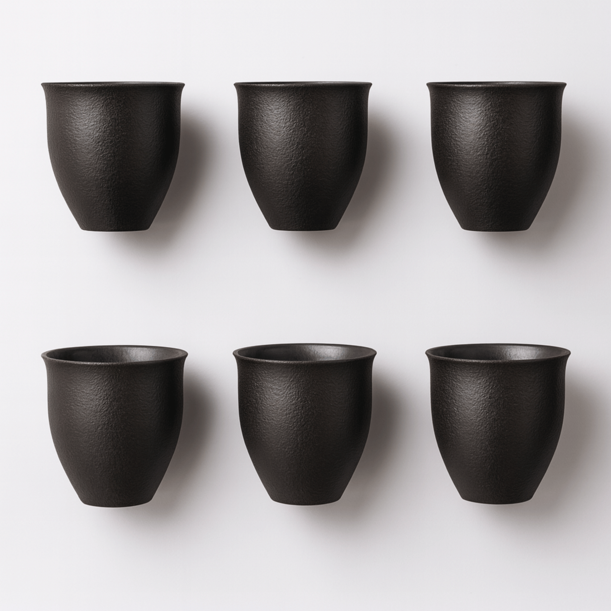 Terramor Ceramic Cup Set – Handmade Stoneware Coffee Tea Cups Rustic Kitchen Drinkware Artisan