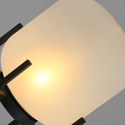 Frosted Globe Solar Outdoor Floor Lamp – Modern Waterproof LED Outdoor Light