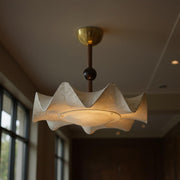Petal Wave Semi-Flush Ceiling Light – Mid-Century Decorative Fixture