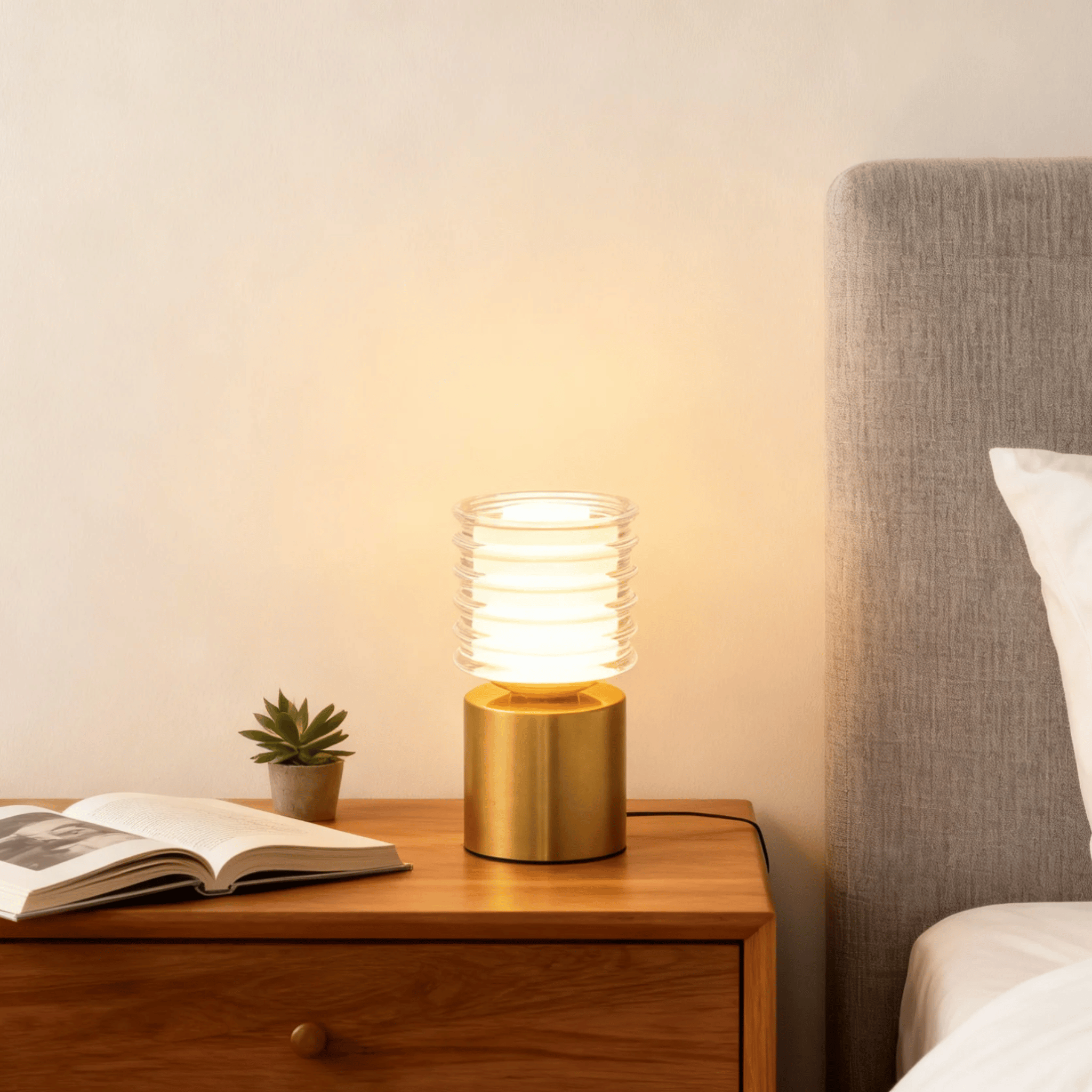 Stratova Touch Table Lamp – Rechargeable LED Bedside Decorative Lighting Bedroom Living Room
