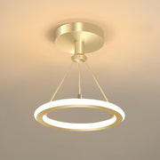 Halo Ring Semi-Flush Ceiling Light – Modern LED Circular Ceiling Fixture