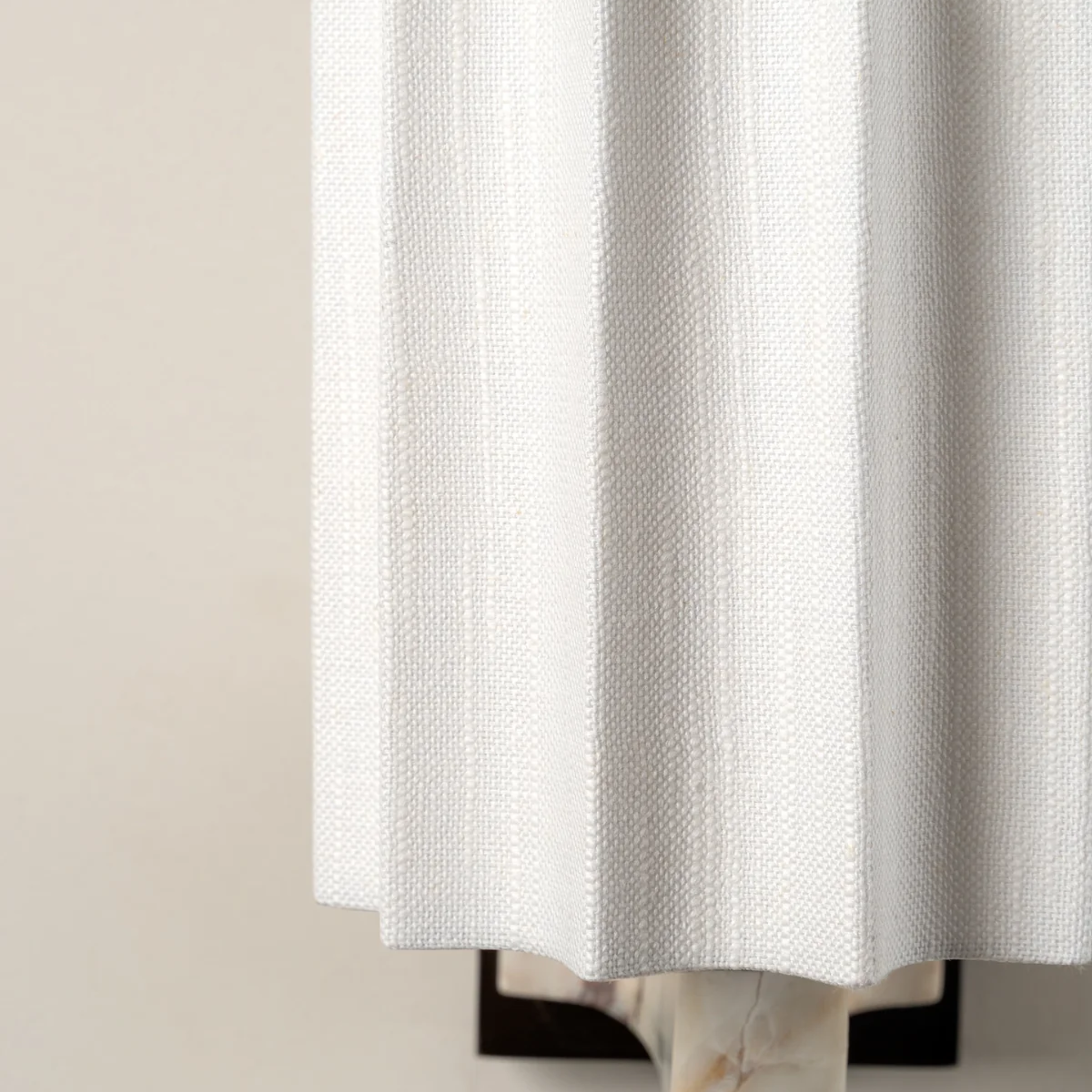 Calyx Marble Wall Sconce – Modern Bedroom Living Room Decorative Lighting Fabric Shade Bronze Fixture