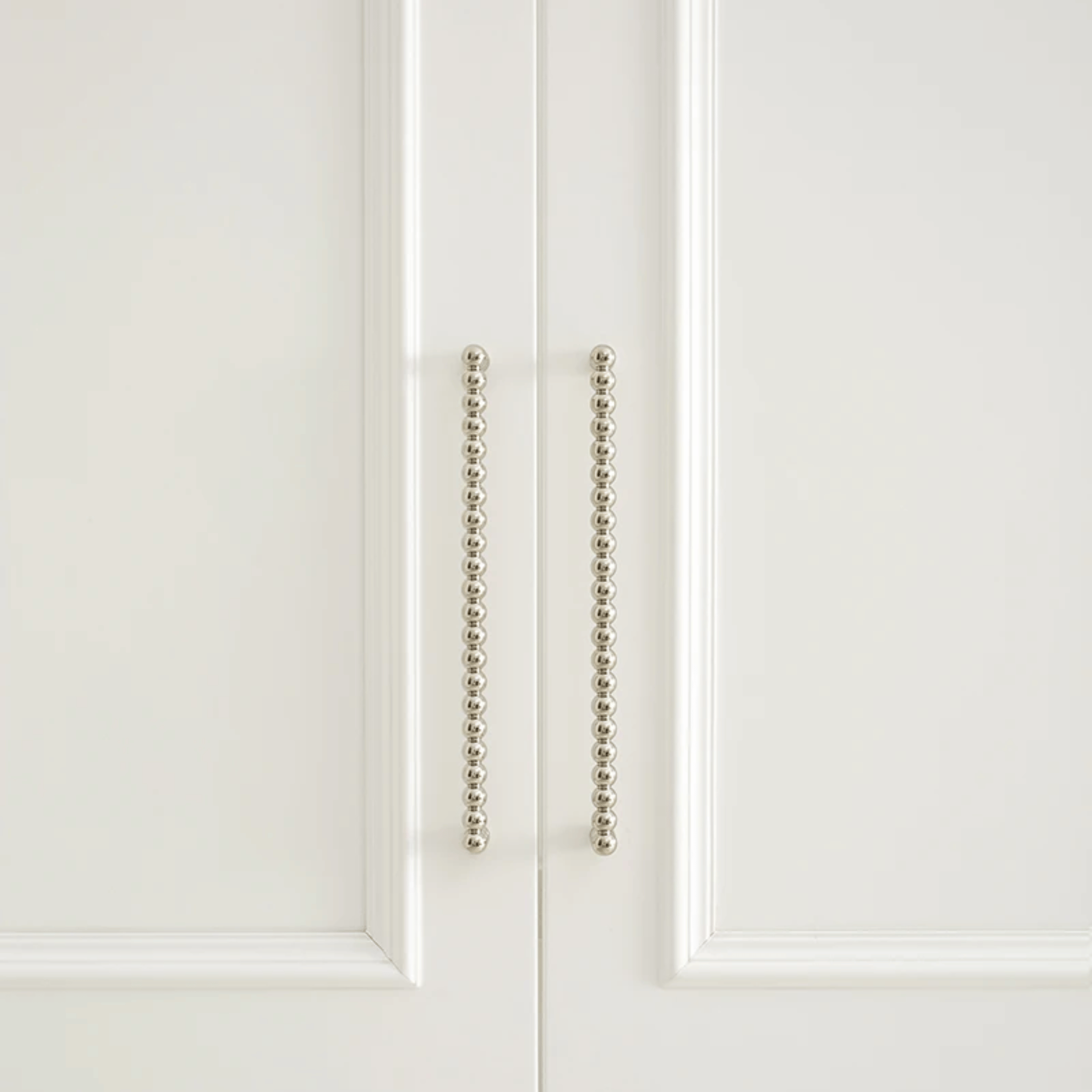 Spheron Cabinet Pull – Modern Beaded Metal Drawer Handle Dresser Knob Furniture Hardware