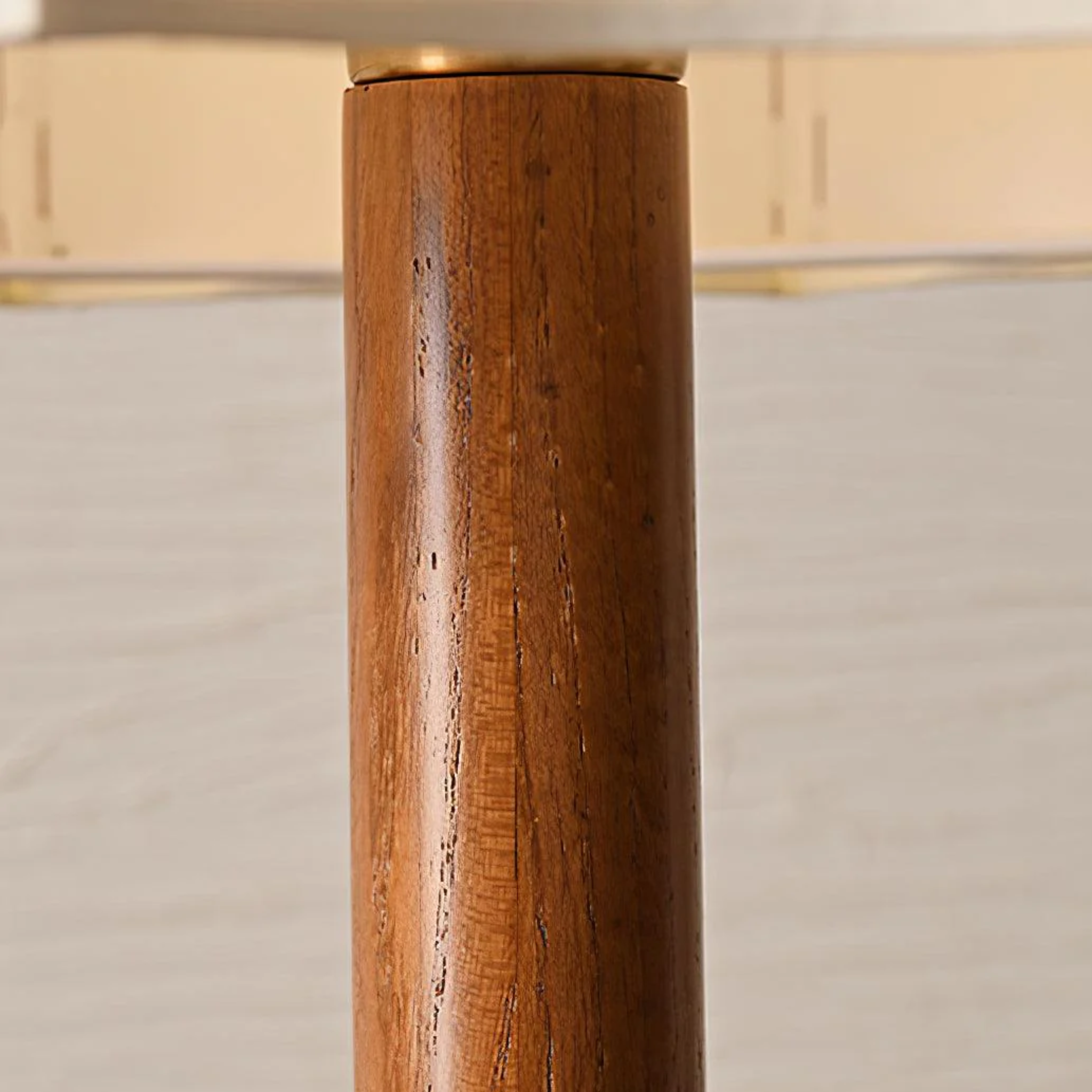 Kaelen Glow Table Lamp – Wooden Base Linen Shade Living Room Bedroom Decorative Lighting