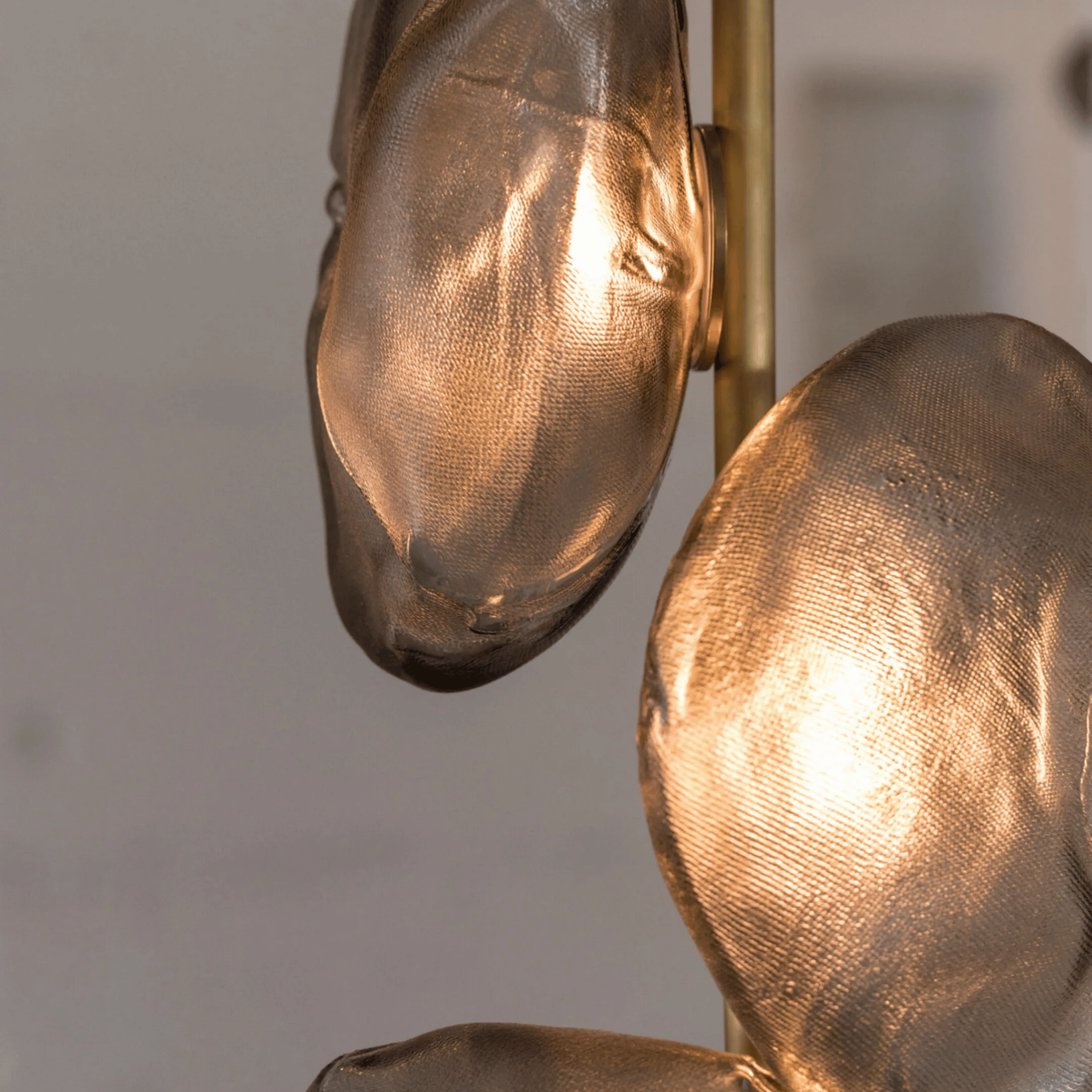 Ovolux Orb Floor Lamp – Modern Artistic Glass Floor Living Room Lamps Smoked Metal Decorative Lighting