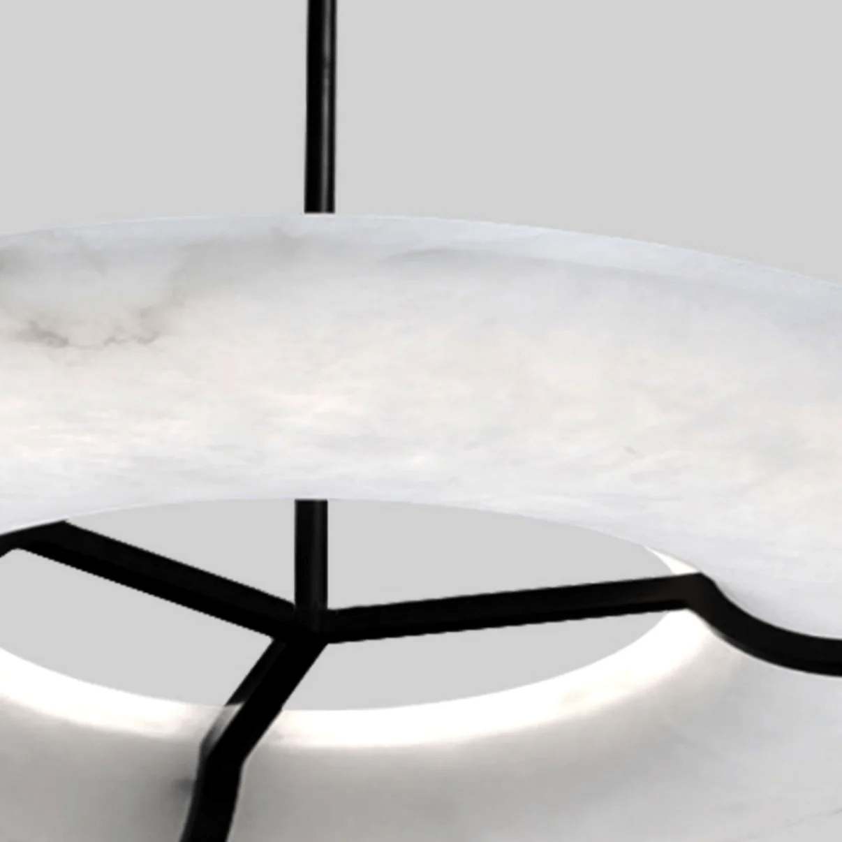 Zephren Halo Pendant Light – Modern Ring Chandelier Warm LED Decorative Lighting Dining Room Kitchen Island