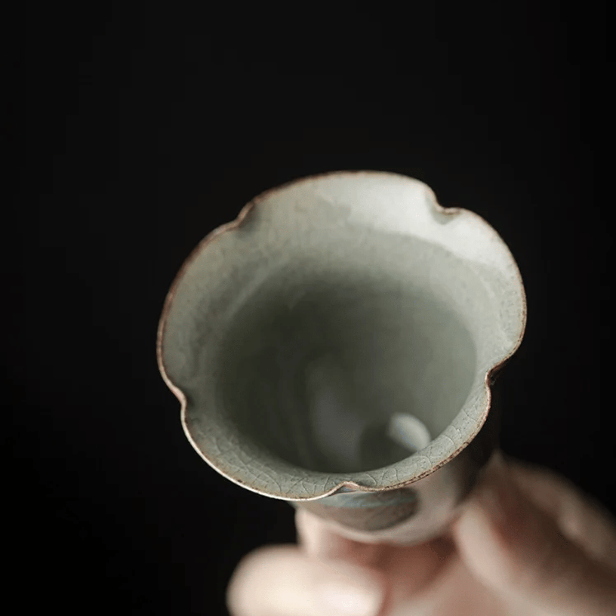 Kōyō Ember Ceramic Teacup Set – Handcrafted Japanese Tea Cups Artisan Pottery Home Decor