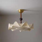 Petal Wave Semi-Flush Ceiling Light – Mid-Century Decorative Fixture