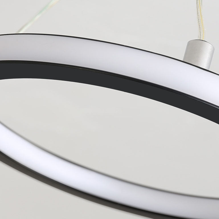 Halo Ring Semi-Flush Ceiling Light – Modern LED Circular Ceiling Fixture