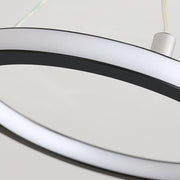 Halo Ring Semi-Flush Ceiling Light – Modern LED Circular Ceiling Fixture