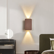 Rectangular LED Wall Sconce Light – Modern Up and Down Wall Fixture