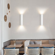 Slim Cylinder LED Wall Sconce – Double-Sided Modern Wall Light