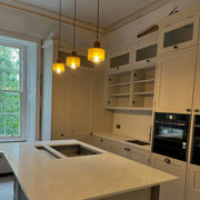 Glass Cylinder Pendant Light – Modern Colourful Hanging Fixture