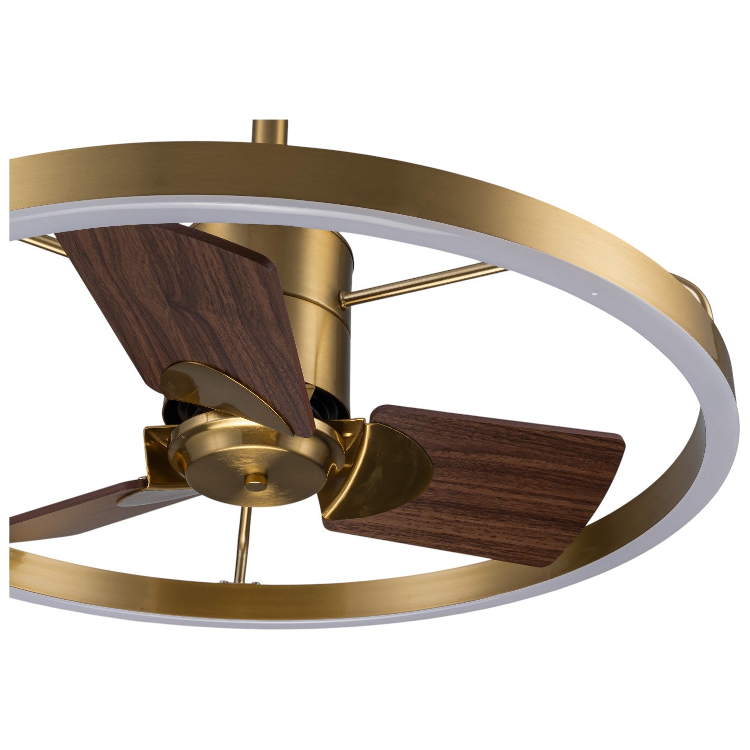 Vortex – Ceiling Fan LED Light Combo Modern Black Wood Blade Remote Control Decorative Lighting