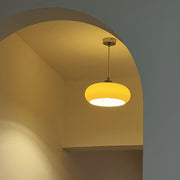 Retro Glass Dome Pendant Light – Mid-Century Modern LED Ceiling Fixture for Dining and Living Spaces