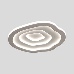 Horis Ring Ceiling Light – LED Ceiling Light Fixture White Warm Glow Modern Interiors