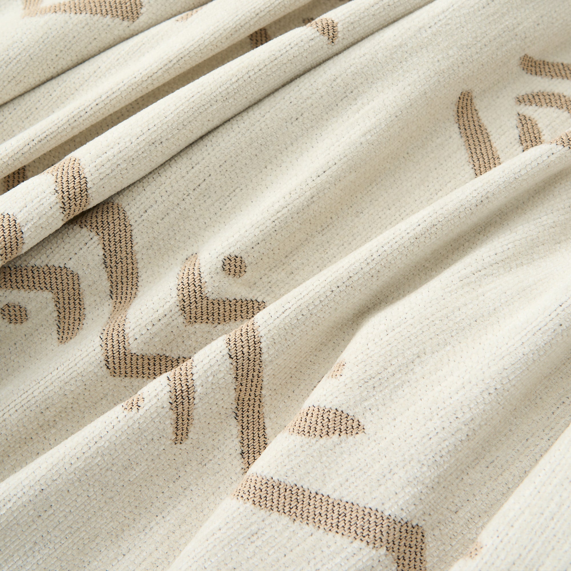 Tribeca Woven Throw Blanket – Geometric Mudcloth Sofa Cover Couch Protector Farmhouse Boho Living Room Decor