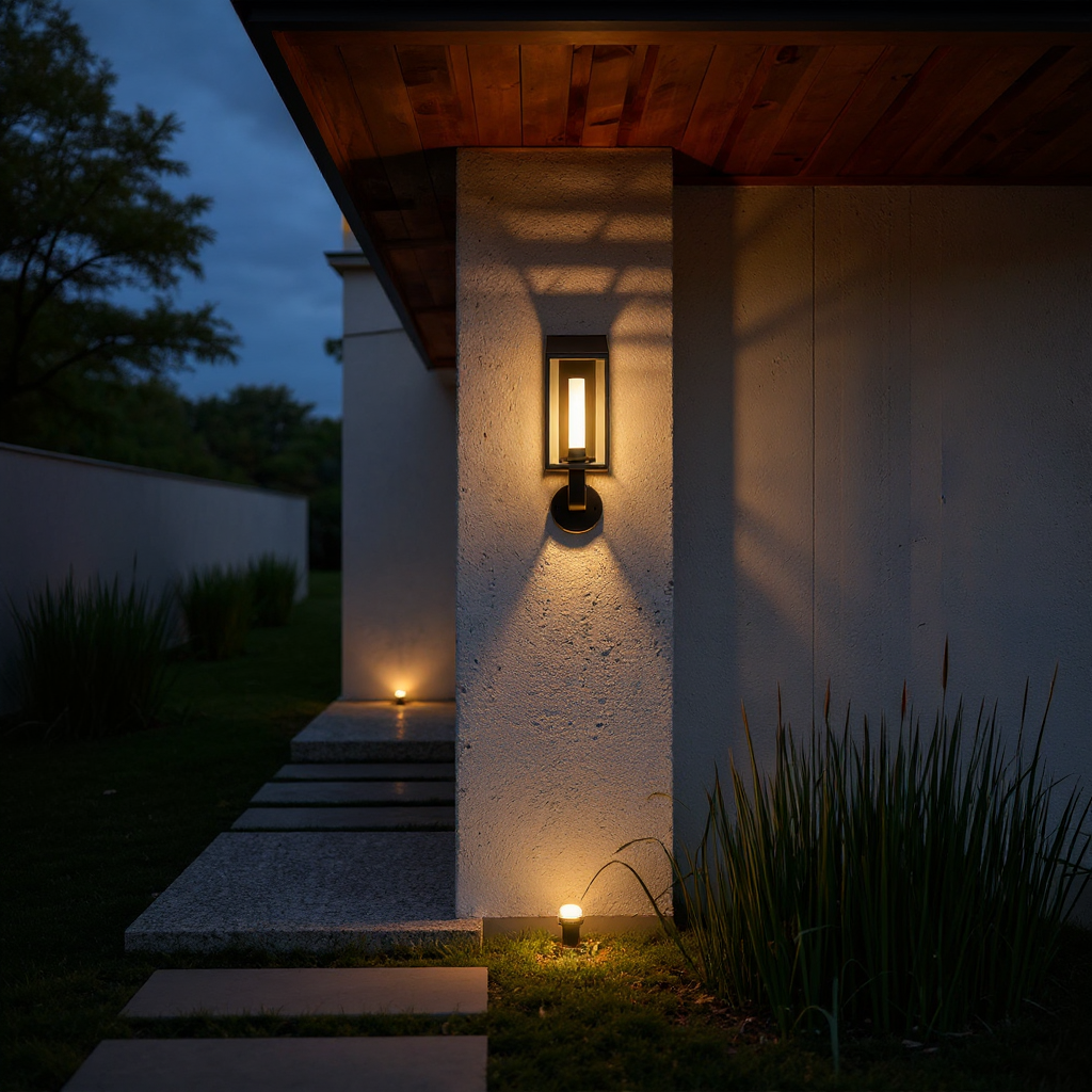 Portline Lantern Wall Lamp – LED Outdoor Modern Lantern Wall Lighting Fixture