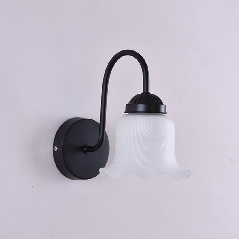 Floret Bell Glass Vanity Light – Classical Bathroom Mirror Fixture