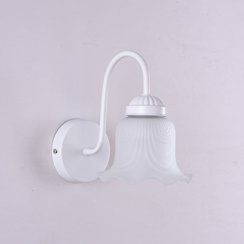 Floret Bell Glass Vanity Light – Classical Bathroom Mirror Fixture
