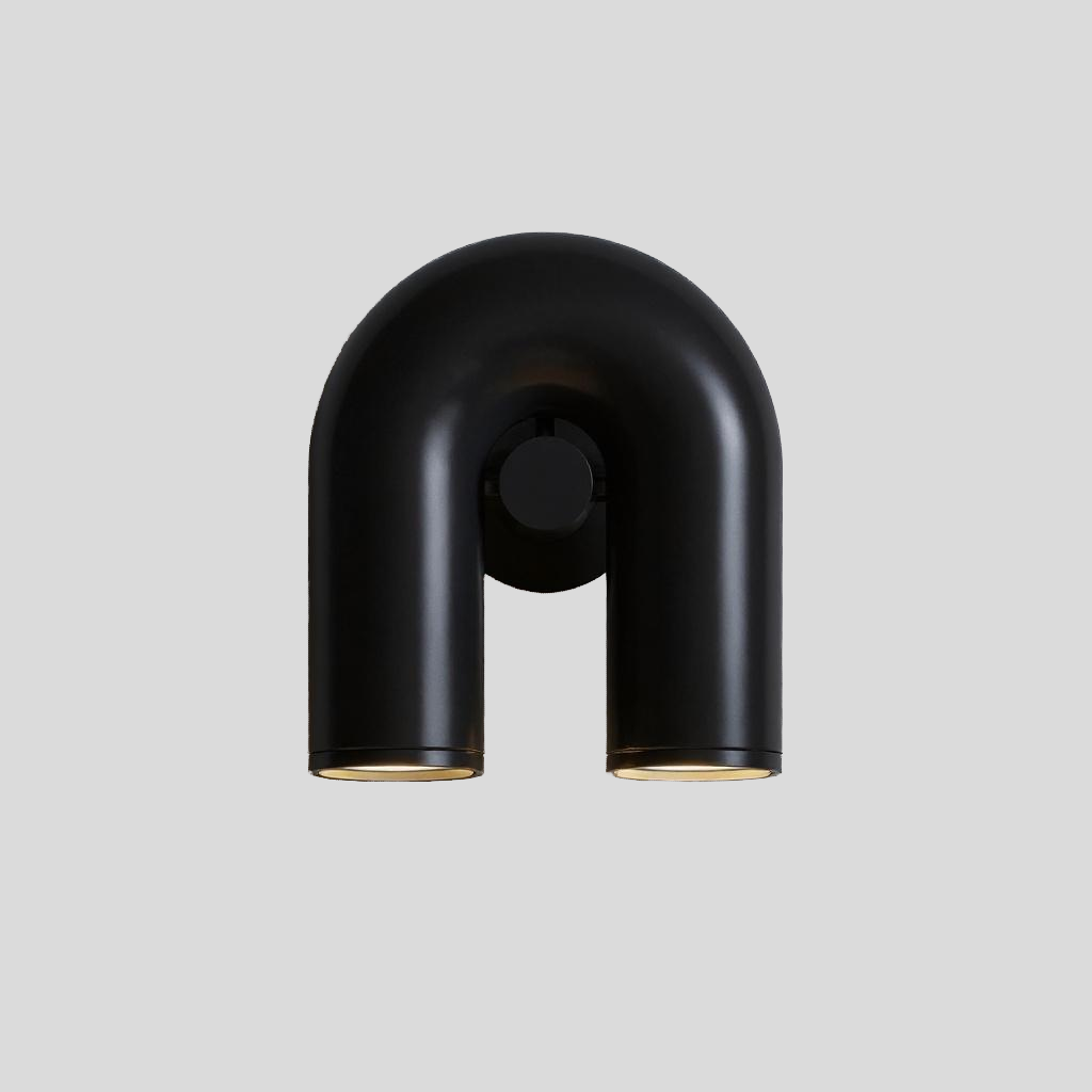 Modern Arch Wall Sconce LED Spotlight – Adjustable Directional Cylinder Light Fixture