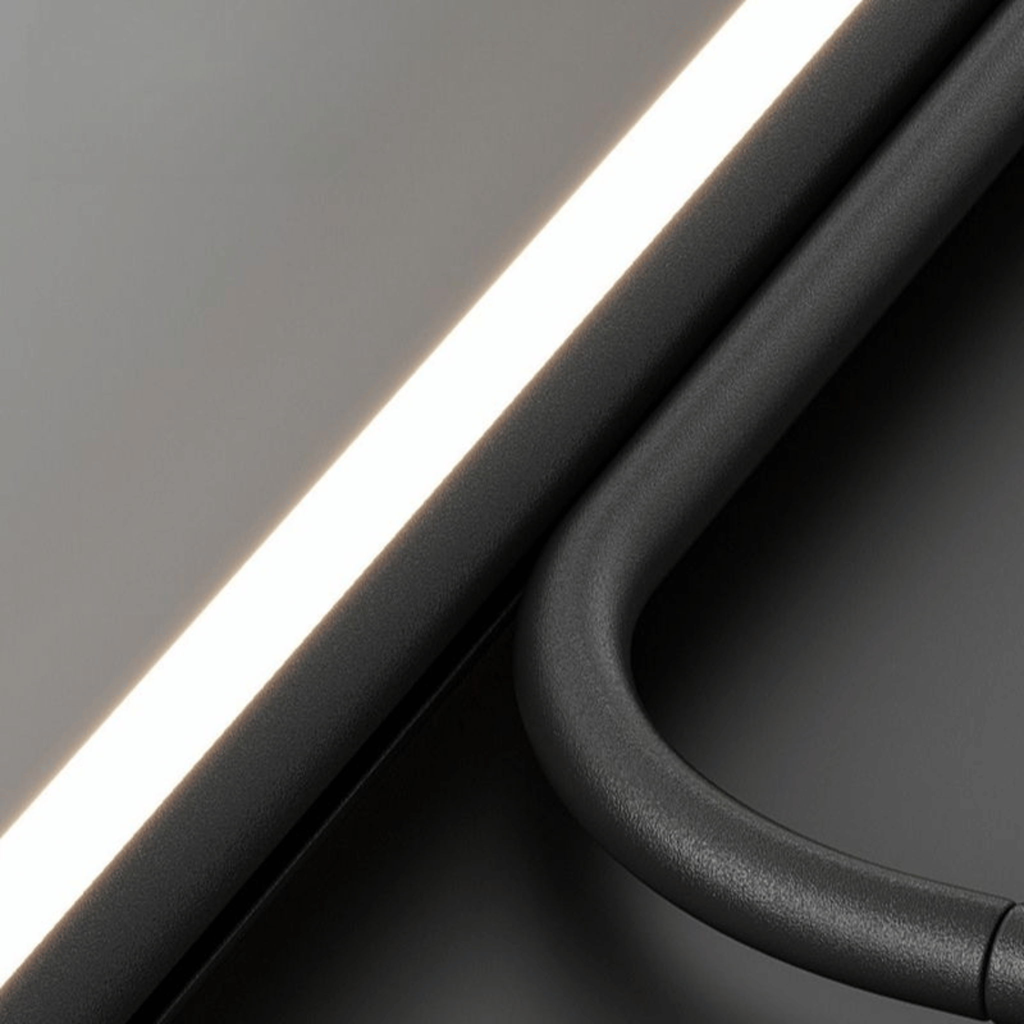 Elevon Linear Pendant Light – Modern Black LED Linear Suspension Dining Room Kitchen Island Lighting