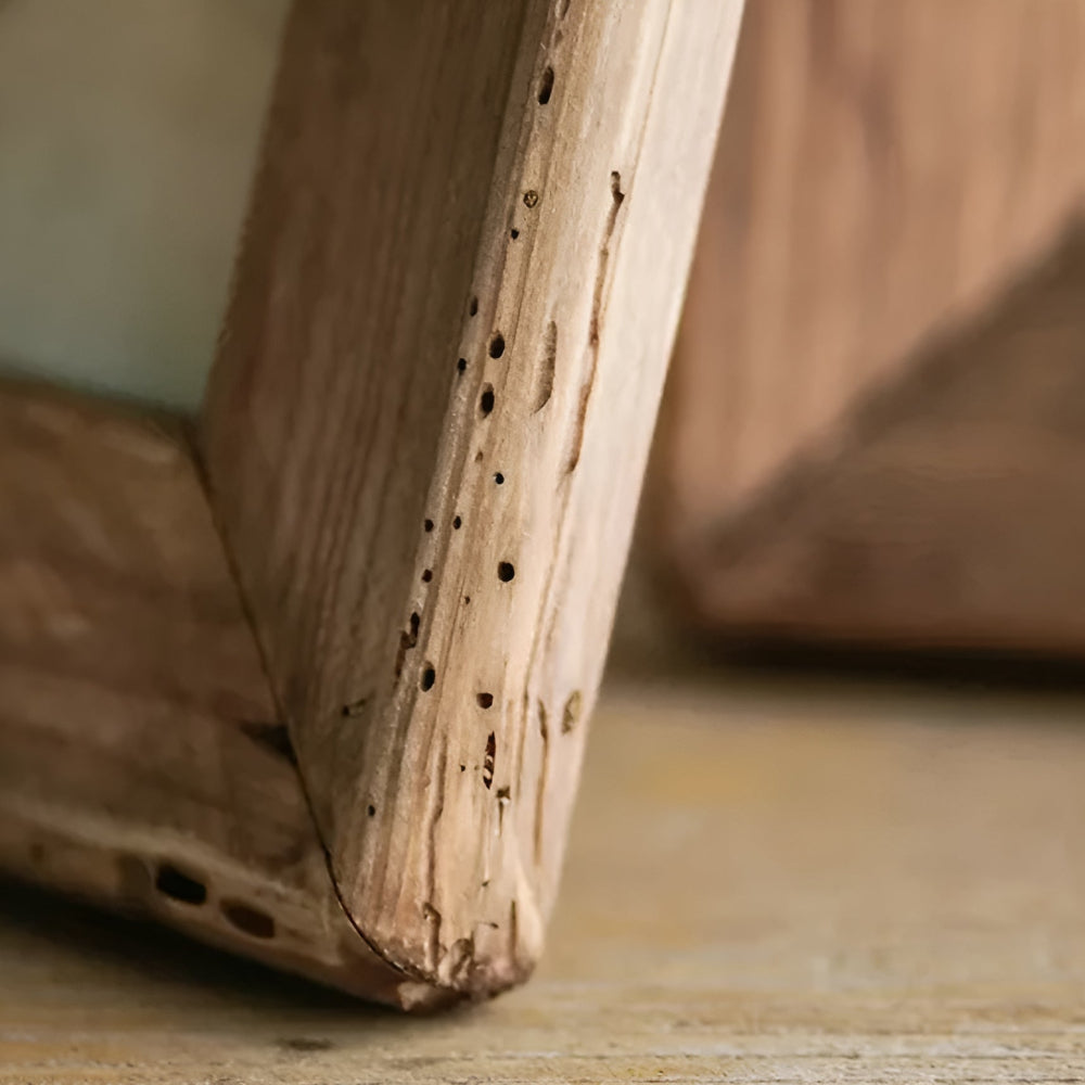 Barnwell Rustic Photo Frame – Reclaimed Wood Picture Frame 5x7 Farmhouse Tabletop Desktop Display