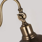 Antique Brass Adjustable Desk Lamp – Vintage Task Lighting Fixture