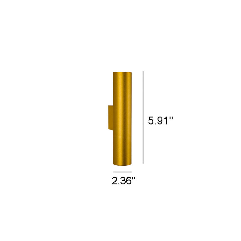 Slim Cylinder LED Wall Sconce – Double-Sided Modern Wall Light