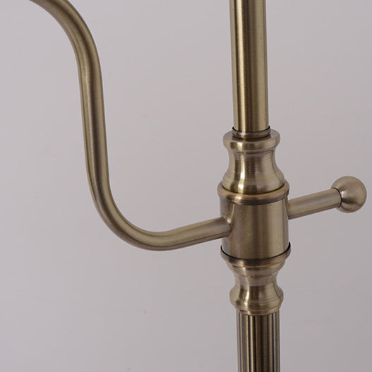 Antique Brass Adjustable Desk Lamp – Vintage Task Lighting Fixture