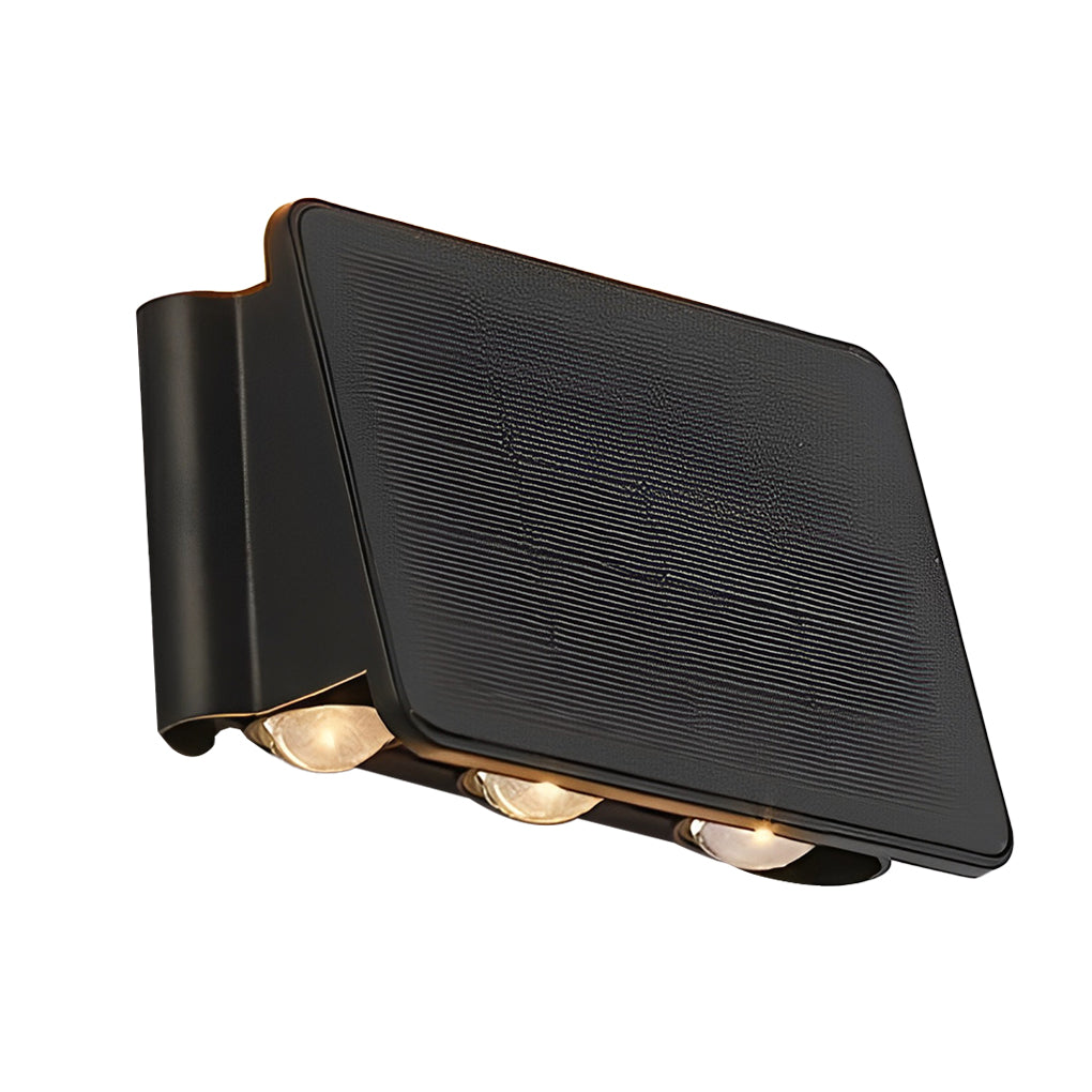 Adjustable Solar LED Outdoor Wall Light – Waterproof Up Down Exterior Fixture