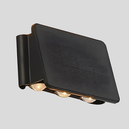 Adjustable Solar LED Outdoor Wall Light – Waterproof Up Down Exterior Fixture
