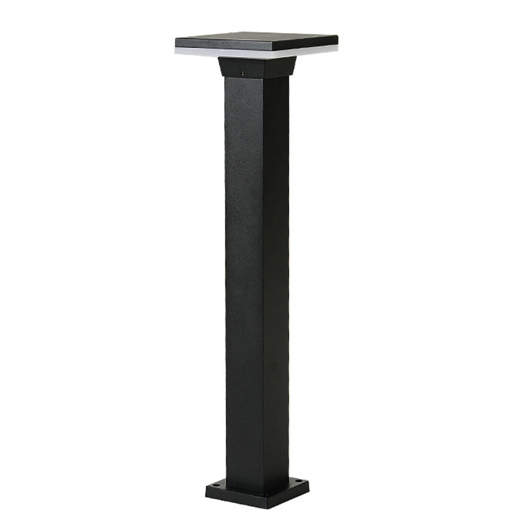 Circular Square Halo Pathway Lights – Waterproof LED Landscape Bollard Lamps