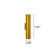 Slim Cylinder LED Wall Sconce – Double-Sided Modern Wall Light