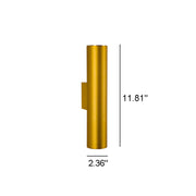 Slim Cylinder LED Wall Sconce – Double-Sided Modern Wall Light